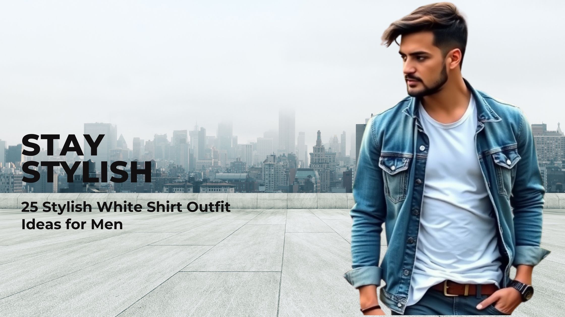 25 Stylish White Shirt Outfit Ideas for Men