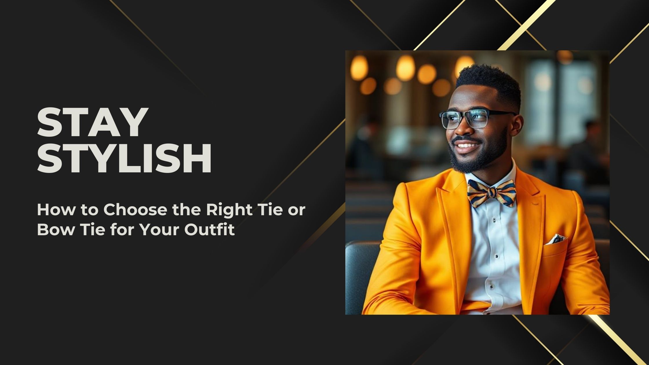 How to Choose the Right Tie or Bow Tie for Your Outfit