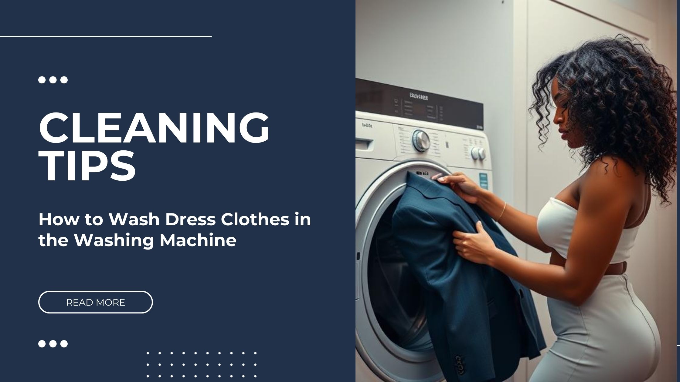 How to Wash Dress Clothes in the Washing Machine