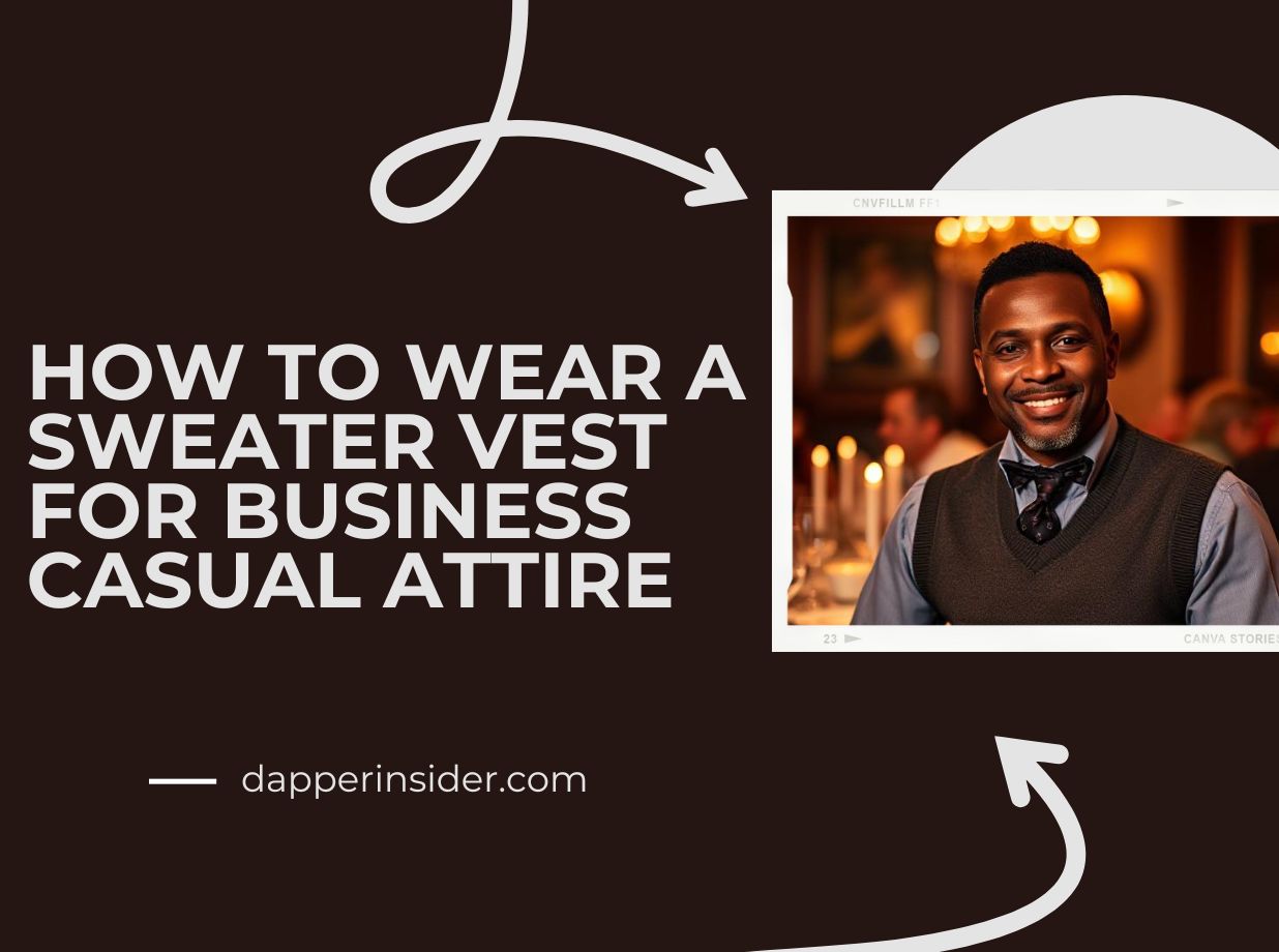 How to Wear a Sweater Vest for Business Casual Attire