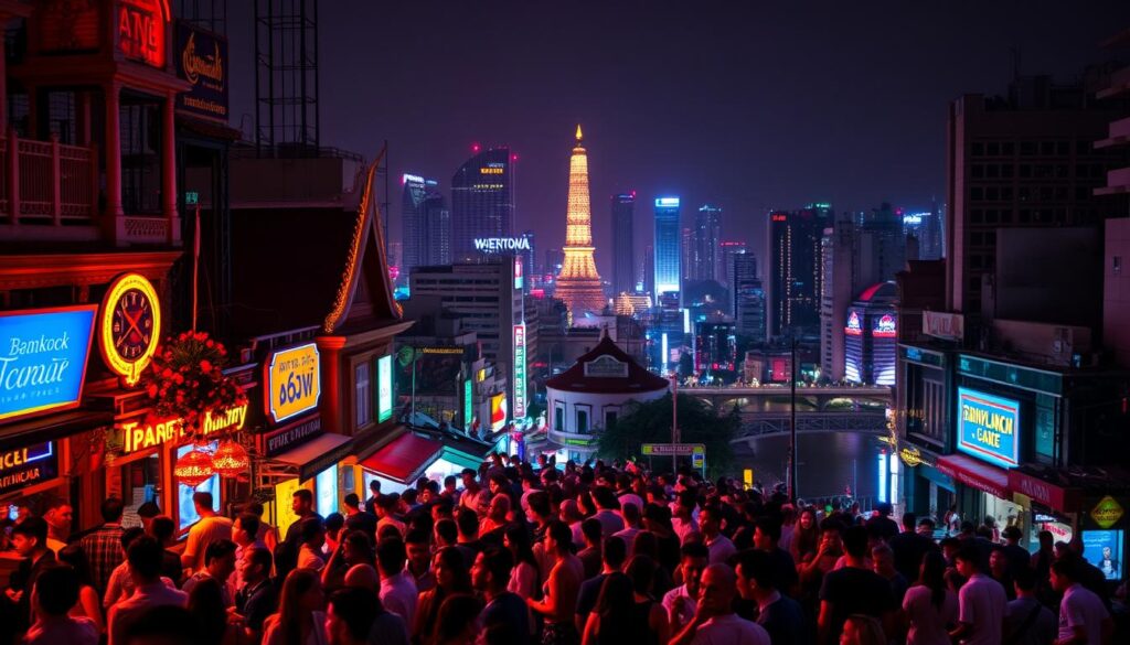 Bangkok nightlife scene