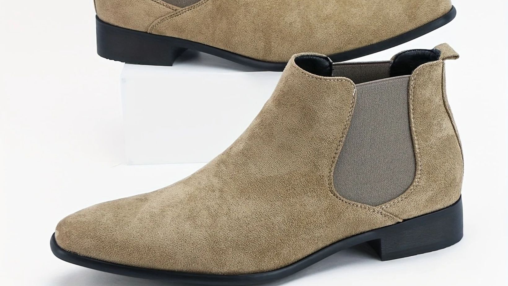 Boots Casual Ankle Boots High-top Slip On Dress Shoes For Outdoor Camping