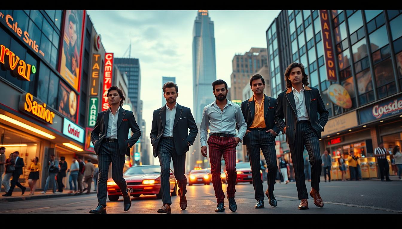 men fashion 80s