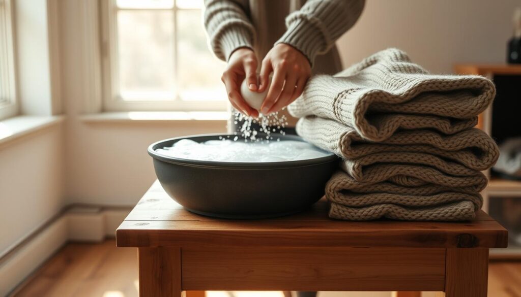 wool garment cleaning
