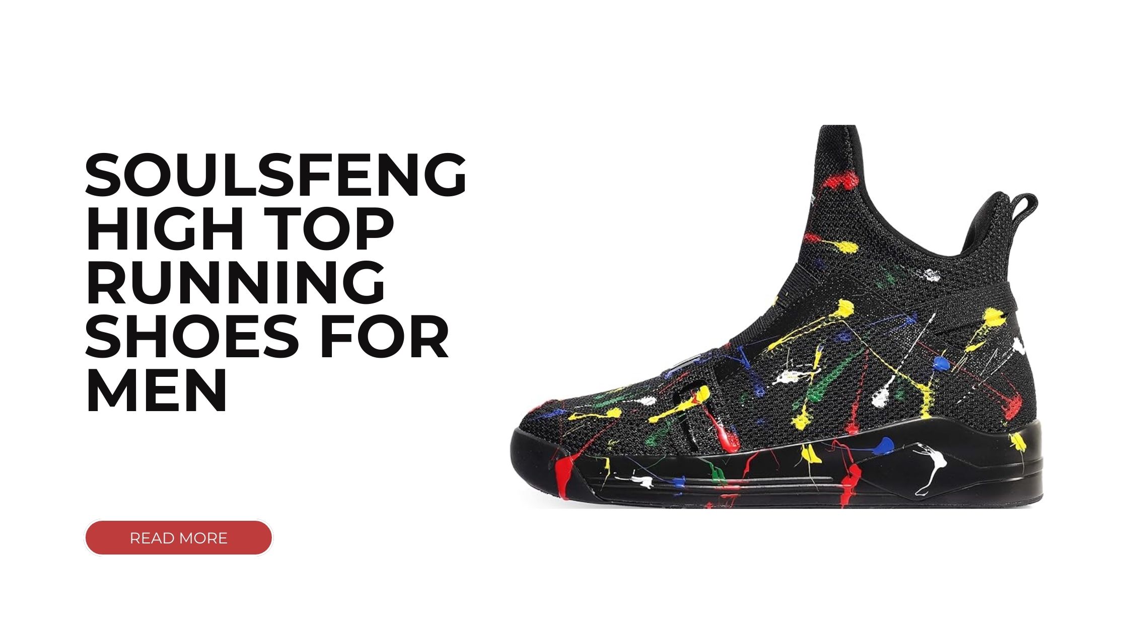 Soulsfeng High Top Running Shoes for Men