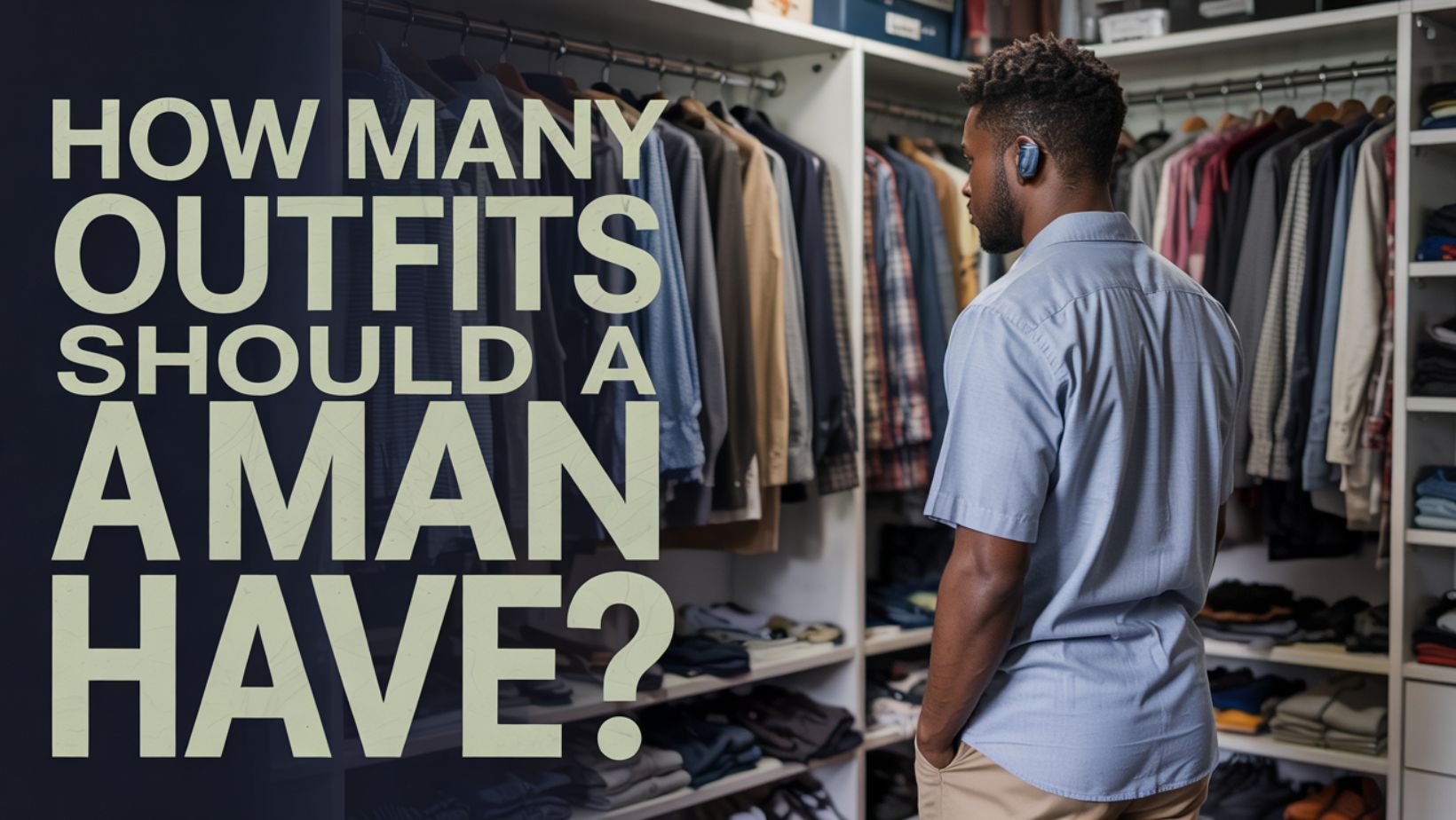 how many outfits should a man have?